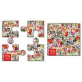 4 Piece Puzzle Shape Magnet - 20 Mil (3.5"x3.5")